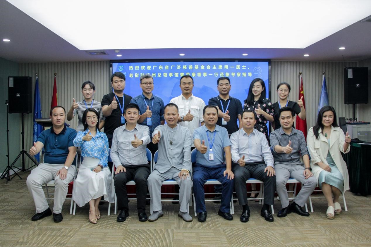 老挝驻广州总领事馆赖荣康领事等一行莅临全球共德交流并达成合作共识！