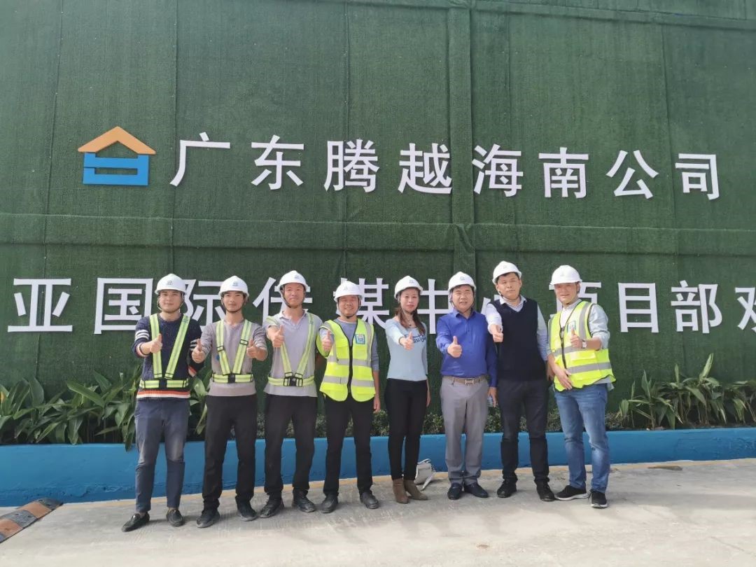 南海区建筑业协会会长周泳锋一行赴碧桂园集团广东腾越承建项目工地参观考察